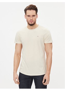 Tommy Jeans T-Shirt Jaspe DM0DM09586 Beżowy Slim Fit ze sklepu MODIVO w kategorii T-shirty męskie - zdjęcie 182599961