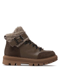 Pinko Botki Ortica AI 22-23 BLKS1 1H2131 A07H Brązowy ze sklepu MODIVO w kategorii Workery damskie - zdjęcie 182599970