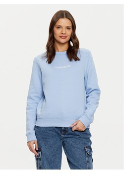 Guess Jeans Bluza W4YQ10 KC811 Niebieski Regular Fit ze sklepu MODIVO w kategorii Bluzy damskie - zdjęcie 182599993