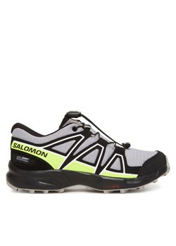 Salomon Trekkingi Speedcross Waterproof L47810200 Szary ze sklepu MODIVO w kategorii Buty trekkingowe dziecięce - zdjęcie 182600052