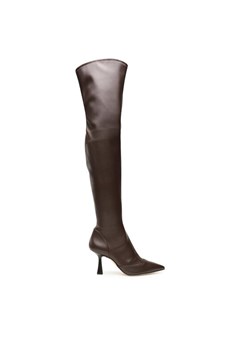 MICHAEL Michael Kors Muszkieterki Clara Boot 40F3CLMB5L Brązowy ze sklepu MODIVO w kategorii Kozaki damskie - zdjęcie 182600054