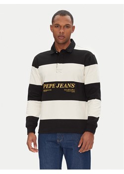 Pepe Jeans Polo Brandon PM542230 Czarny Regular Fit ze sklepu MODIVO w kategorii T-shirty męskie - zdjęcie 182600200