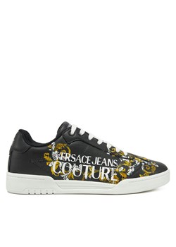 Versace Jeans Couture Sneakersy 78YA3SD1 Czarny ze sklepu MODIVO w kategorii Buty sportowe męskie - zdjęcie 182600312