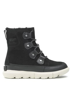 Sorel Śniegowce Explorel II Joan Faux Fur Wp NC4462-010 Czarny ze sklepu MODIVO w kategorii Śniegowce damskie - zdjęcie 182600391