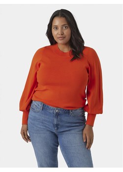 Vero Moda Curve Sweter 10291293 Pomarańczowy Regular Fit ze sklepu MODIVO w kategorii Swetry damskie - zdjęcie 182600420
