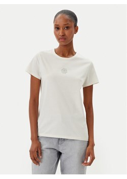 BOSS T-Shirt Eventsa7 50537598 Écru Regular Fit ze sklepu MODIVO w kategorii Bluzki damskie - zdjęcie 182600463