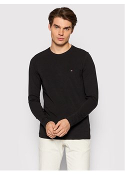 Tommy Hilfiger Longsleeve Stretch Tee MW0MW10804 Czarny Slim Fit ze sklepu MODIVO w kategorii T-shirty męskie - zdjęcie 182600490