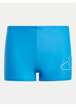 adidas Kąpielówki Performance Big Bars JE8862 Niebieski ze sklepu MODIVO w kategorii Kąpielówki chłopięce - zdjęcie 182600530
