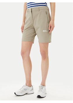 Jack Wolfskin Szorty sportowe Hikeout A63931 Beżowy Regular Fit ze sklepu MODIVO w kategorii Szorty - zdjęcie 182600661
