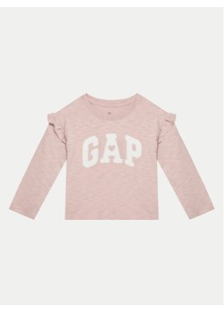 Gap Bluzka 626254 Różowy Regular Fit ze sklepu MODIVO w kategorii Bluzki dziewczęce - zdjęcie 182600754