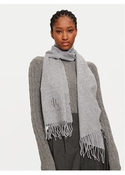LAUREN RALPH LAUREN Szalik 454960039005 Szary ze sklepu MODIVO w kategorii Szaliki i chusty damskie - zdjęcie 182600783