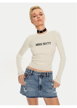 Miss Sixty Bluzka 6L3RJ7291000 Écru Regular Fit ze sklepu MODIVO w kategorii Bluzki damskie - zdjęcie 182600812