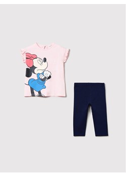 OVS Komplet t-shirt i legginsy DISNEY 1487486 Różowy Regular Fit ze sklepu MODIVO w kategorii Komplety niemowlęce - zdjęcie 182600901