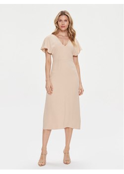 Boss Sukienka codzienna Dawinga 50488660 Beżowy Regular Fit ze sklepu MODIVO w kategorii Sukienki - zdjęcie 182600912