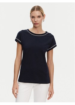 Luisa Spagnoli T-Shirt Brescello 542123 Czarny Regular Fit ze sklepu MODIVO w kategorii Bluzki damskie - zdjęcie 182600954