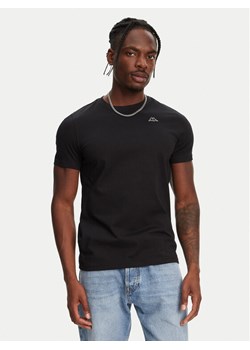 Robe di Kappa T-Shirt Luc 611187W Czarny Regular Fit ze sklepu MODIVO w kategorii T-shirty męskie - zdjęcie 182601042