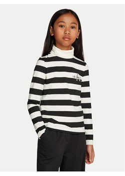 Calvin Klein Jeans Golf IG0IG02743 Czarny Slim Fit ze sklepu MODIVO w kategorii Bluzki dziewczęce - zdjęcie 182601083