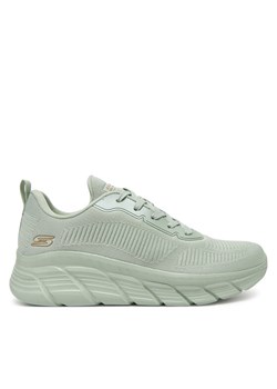 Skechers Sneakersy Bobs B Flex Hi-Flying Hi 117385/SAGE Zielony ze sklepu MODIVO w kategorii Buty sportowe damskie - zdjęcie 182601094