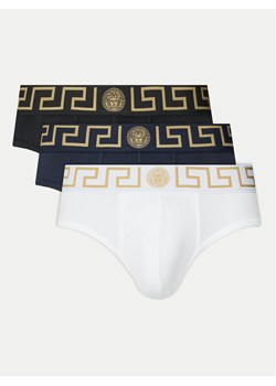 Versace Komplet 3 par slipów AU10327 1A10011 Kolorowy ze sklepu MODIVO w kategorii Majtki męskie - zdjęcie 182601110