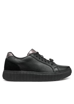 Geox Sneakersy D Graisy D46XFG 04622 C9999 Czarny ze sklepu MODIVO w kategorii Buty sportowe damskie - zdjęcie 182601243