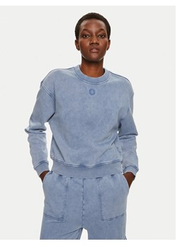 Hugo Bluza Delessa_B 50518104 Niebieski Relaxed Fit ze sklepu MODIVO w kategorii Bluzy damskie - zdjęcie 182601250