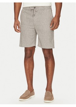 BOSS Szorty materiałowe 50536863 Beżowy Tapered Fit ze sklepu MODIVO w kategorii Spodenki męskie - zdjęcie 182601294