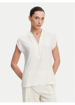Calvin Klein Bluzka K20K208188 Biały Regular Fit ze sklepu MODIVO w kategorii Bluzki damskie - zdjęcie 182601312