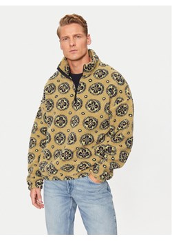 Jack&Jones Bluza Geo Teddy 12274453 Brązowy Relaxed Fit ze sklepu MODIVO w kategorii Bluzy męskie - zdjęcie 182601372