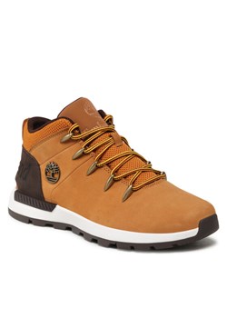 Timberland Sneakersy Sprint Trekker Mid TB0A257D231 Brązowy ze sklepu MODIVO w kategorii Buty zimowe męskie - zdjęcie 182601394