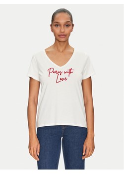 Morgan T-Shirt 251-DSAILOR Biały Relaxed Fit ze sklepu MODIVO w kategorii Bluzki damskie - zdjęcie 182601402