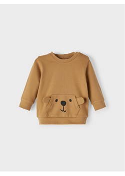 NAME IT Bluza 13212774 Brązowy Regular Fit ze sklepu MODIVO w kategorii Bluzy i swetry - zdjęcie 182601404