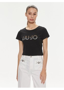 Liu Jo T-Shirt VA4216 JS923 Czarny Regular Fit ze sklepu MODIVO w kategorii Bluzki damskie - zdjęcie 182601420