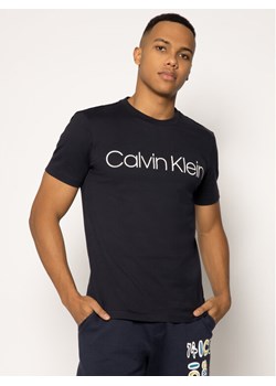 Calvin Klein T-Shirt Logo K10K104063 Granatowy Regular Fit ze sklepu MODIVO w kategorii T-shirty męskie - zdjęcie 182601472