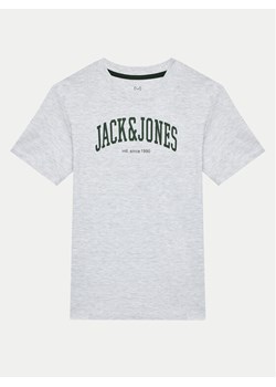 Jack&Jones Junior T-Shirt 12237441 Szary Regular Fit ze sklepu MODIVO w kategorii T-shirty chłopięce - zdjęcie 182601501