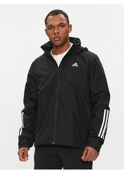 adidas Kurtka przejściowa BSC 3-Stripes RAIN.RDY H65773 Czarny Regular Fit ze sklepu MODIVO w kategorii Kurtki męskie - zdjęcie 182601521