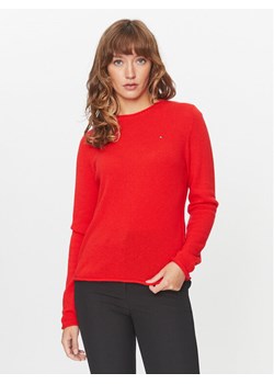 Tommy Hilfiger Sweter WW0WW40264 Pomarańczowy Regular Fit ze sklepu MODIVO w kategorii Swetry damskie - zdjęcie 182601541