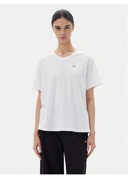 EA7 Emporio Armani T-Shirt 7W000029 AF10373 U0002 Biały Loose Fit ze sklepu MODIVO w kategorii Bluzki damskie - zdjęcie 182601582