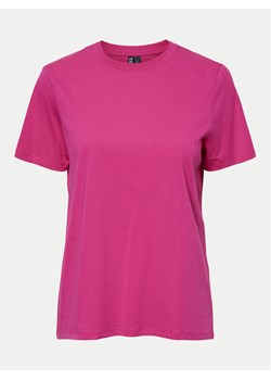 Pieces T-Shirt Ria 17140802 Różowy Regular Fit ze sklepu MODIVO w kategorii Bluzki damskie - zdjęcie 182601634