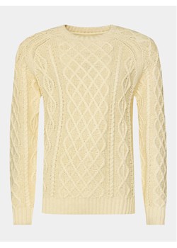 INDICODE Sweter Bussel 35-597 Beżowy Regular Fit ze sklepu MODIVO w kategorii Swetry męskie - zdjęcie 182601724