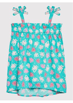 United Colors Of Benetton Sukienka letnia 42BQ0V003 Niebieski Regular Fit ze sklepu MODIVO w kategorii Sukienki dziewczęce - zdjęcie 182601772
