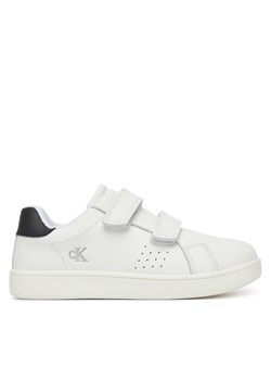 Calvin Klein Jeans Sneakersy Low Cut Velcro Sneaker V1X9-82074-1355 S Biały - id: 0000305120298 - marki Calvin Klein - 182601813 Calvin Klein Jeans Sneakersy Low Cut Velcro Sneaker V1X9-82074-1355 S Biały ze sklepu MODIVO w kategorii Buty sportowe dziecięce - zdjęcie 182601813