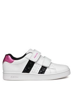 Geox Sneakersy J Eclyper Girl J45LRA 000BC C0404 M Biały ze sklepu MODIVO w kategorii Buty sportowe dziecięce - zdjęcie 182601822