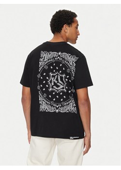 Karl Lagerfeld Jeans T-Shirt 245D1704 Czarny Regular Fit ze sklepu MODIVO w kategorii T-shirty męskie - zdjęcie 182601841