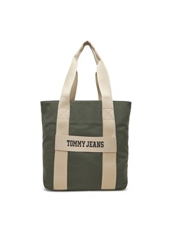 Tommy Jeans Torba Retro Cool Tote AM0AM13278 Khaki ze sklepu MODIVO w kategorii Torby męskie - zdjęcie 182601871