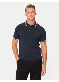 Jack&Jones Polo Paulos 12136668 Granatowy Slim Fit ze sklepu MODIVO w kategorii T-shirty męskie - zdjęcie 182601892