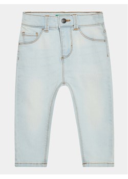 United Colors Of Benetton Jeansy 4DURGE00D Niebieski Slim Fit ze sklepu MODIVO w kategorii Spodnie dziewczęce - zdjęcie 182601971