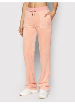 Juicy Couture Spodnie dresowe Del Ray JCAP180 Różowy Regular Fit ze sklepu MODIVO w kategorii Spodnie damskie - zdjęcie 182602024
