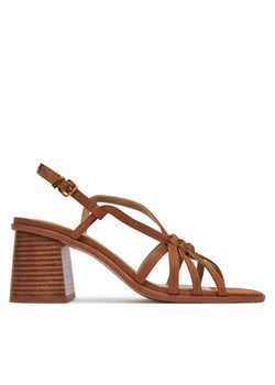 Pepe Jeans Sandały PLS90703 Brązowy ze sklepu MODIVO w kategorii Sandały damskie - zdjęcie 182602234