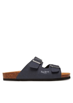 Pepe Jeans Klapki PMS90110 Granatowy ze sklepu MODIVO w kategorii Klapki męskie - zdjęcie 182602273
