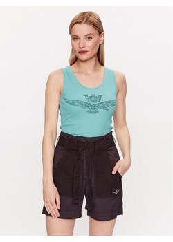 Aeronautica Militare Top 231TS2114DJ585 Niebieski Regular Fit ze sklepu MODIVO w kategorii Bluzki damskie - zdjęcie 182602402